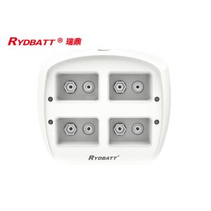 RYDBATT 4 Slot 6F22 Li Ion Battery Charger / Li Ion LED Smart 9v Lithium Ion