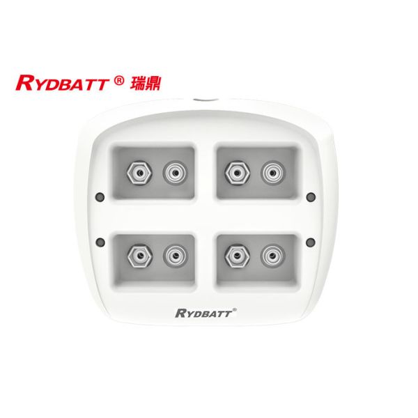 RYDBATT 4 Slot 6F22 Li Ion Battery Charger / Li Ion LED Smart 9v Lithium Ion