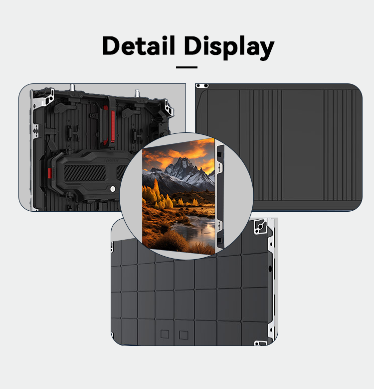 Indoor Led Display Screen Hard Connection High Refresh Seamless Quick Install for Commercial Advertisement Events