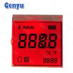 Custom Segment LCD Display Transflective RGB Color Backlight For Forehead