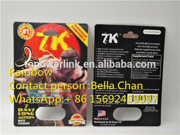 3D Holographic Blister Card Packaging