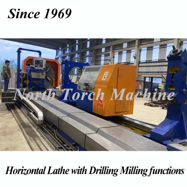 Quality Big Heavy Duty Horizontal Lathe Machine With Drilling Milling Function for sale