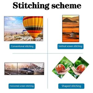 65 Inch Video Wall Splicing Screen 3.5mm 4K Resolution LCD Wall Monitor