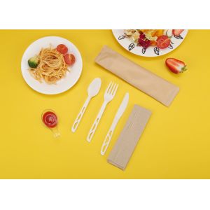 Biodegradable Compostable CPLA Disposable Cutlery Kits