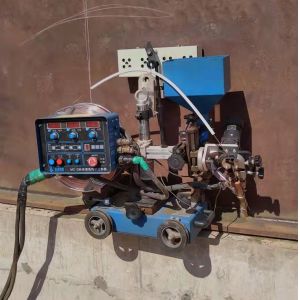 Portable Bottom Plate Tank Welding Equipment Continuous Long Lasting