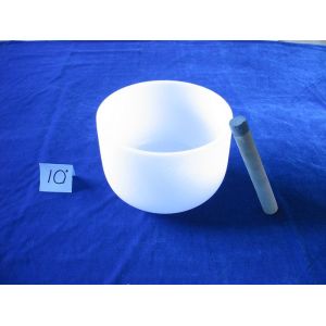 Good quality frosted quartz singing bowls hot size