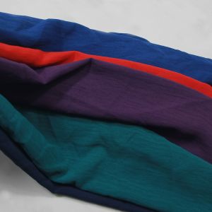 Slightly Wrinkled Unique Hand Feel And Luster Polyester Fabric With Excellent