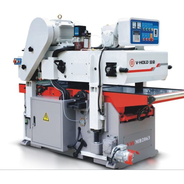 Working Width 450mm Two Sided Planer , Energy Saving Double Sided Wood Planer