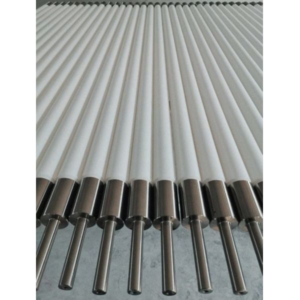 Quartz Fused Silica Ceramic Roller for Glass Tempering Furnace