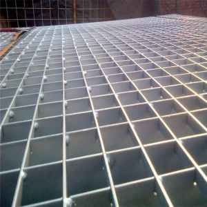 Hot dipped galvanized Steel serrated and smooth Grating