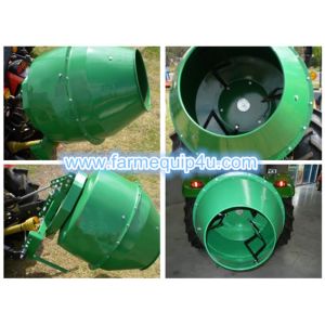Tractor Mounted 3point Cement Mixer with PTO Shaft driven