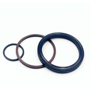 Brown Fkm 75 Material X Ring Seals AS568 Series Piston And Rod Sealing 75 Shore