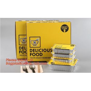 aluminum foil square container disposable Aluminum foil square container