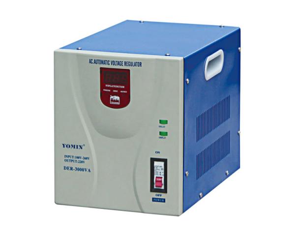 Quality Full Automatic Relay Type Stabilizer , Single Phase Voltage Stabilizer  / Plastic Panel Automatic Stabilizer for sale