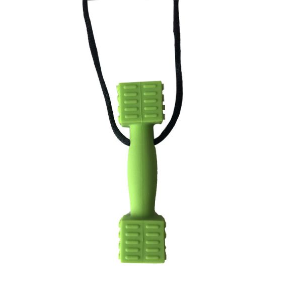 Quality Hammer Shape Silicone Baby Teether Food Grade Soft Infant Chew Toy With Thread for sale