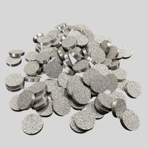 Sintered sintered titanium filter 30-200mm Diameter Round Disc Sheet Tube