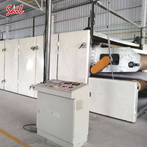 Nonwoven fiber padding wadding thermal bonding machine