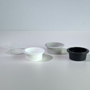 25ml PP Disposable Cosmetic Cups with Aluminum Foil Lids