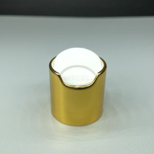 24/410 Shiny Gold Alu Disc Top Cap for Bottle Samples US 0.01/Piece Request