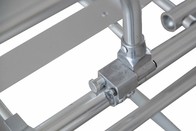 40kg Ambulance Collapsible Stretcher Height Adjustable Back Automatic Loading