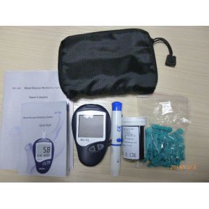 CE Blood Sugar Test Meter With Strips Fresh Capillary Whole Blood