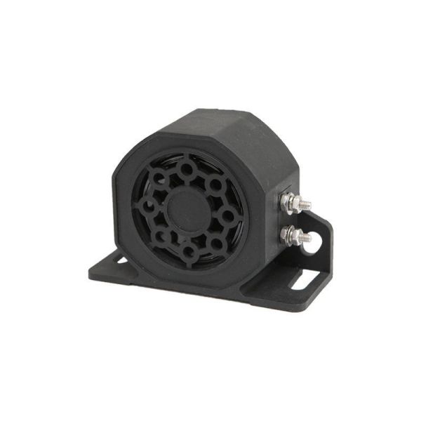 12V - 24V Car Reverse Horn IP67 Truck Reversing Alarm Black With Stainless Steel