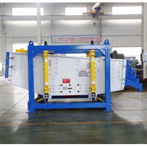 Sand Linear Vibrating Screen with Vertical Vibrating Motor Dimension model