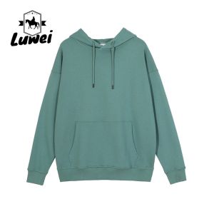 Custom Streetwear Thin Drawstring 350g Sweatshirts Slim Fit Graphic Polyester