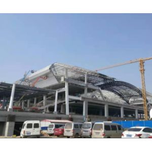 Multi Functional Security Steel Commercial Building Prefab Modern Design Style