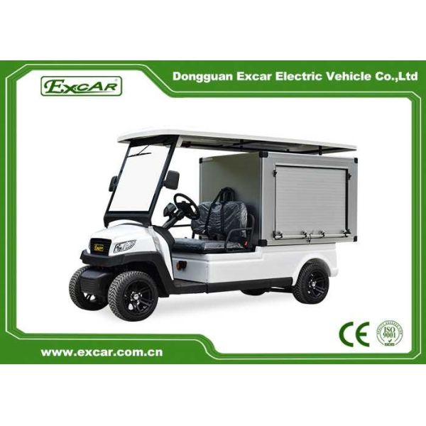 2 Seaters Electric Utility Carts With Three Layers Cargo Box
