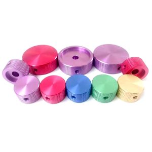 Black Aluminum Potentiometer Knobs Guitar Volume Audio Potentiometer Knobs