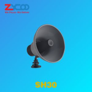 IP65 Waterproof IP Horn Speaker PoE+ Sip Paging Horn pole mounted