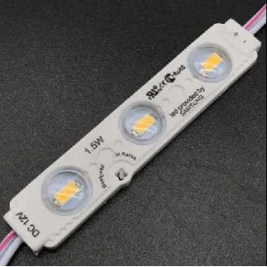 High Brightness 66LM Waterproof 3 LED light modules Outdoor smd5050 12V Cold White injection Led Module