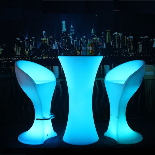 LED Cocktail Table For Event Party Wedding Bar Club Pub Shipping Method By Sea