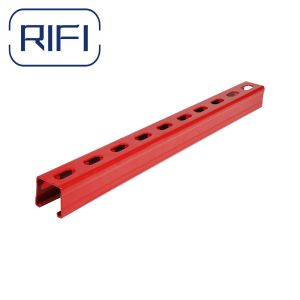 Wholesale RIFI 1 5 8 Deep Metal Strut Channel Red Color Expoxy Coated from china suppliers