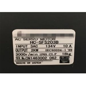 Wholesale MITSUBISHI Melservo HC-SFS series Medium inertia power motor HC-SFS203B from Japan from china suppliers