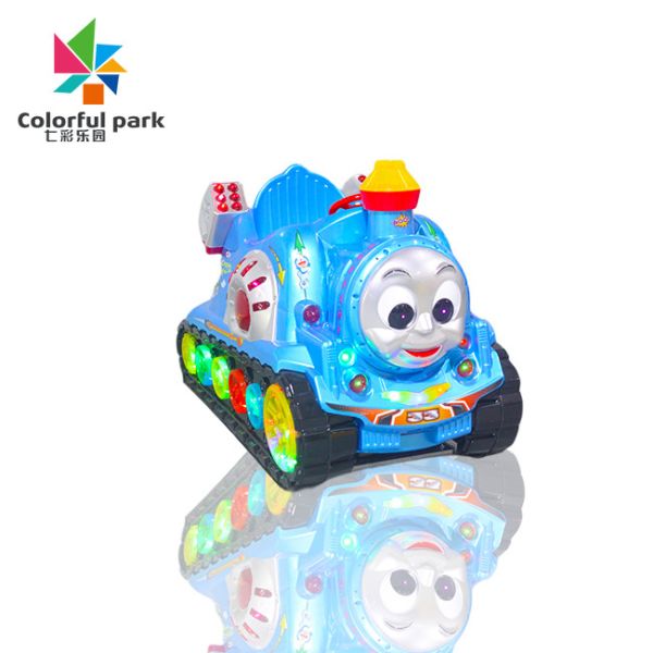 Children's game machine coin-operated shake car commercial new electric music blue Thomas swing machine
