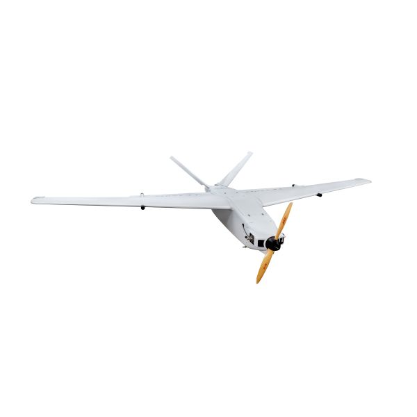 Medium Sized Fixed Wing Unmanned Aerial Vehicle Gasoline Powered Front Pull Long