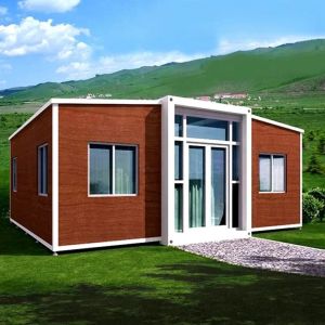 2 bedrooms expandable prefabricated steel container house