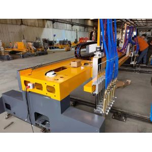 Gantry Multi Head Straight CNC Flame Plasma Metal Gas Cutting Machine
