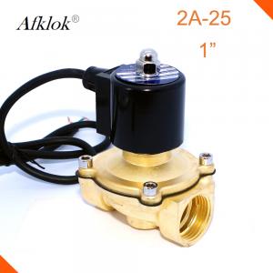 Wholesale Brass Electric Water Pressure Valve , 220V AC Water Fountain Valve Low Pressure from china suppliers