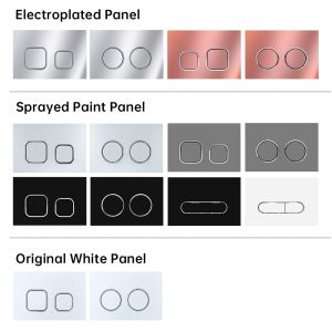 Concealed Toilet Cistern with Customisable Flush Button and Adjustable Inlet