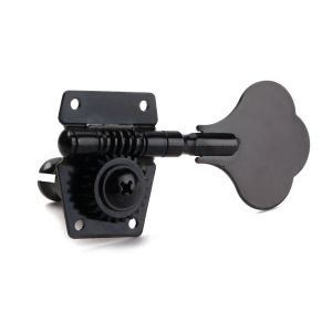 4R Black Bass Guitar Tuning Pegs Heads Knobs Tuners Open Frame