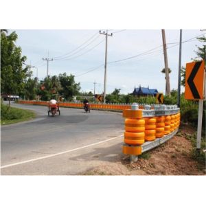 Highway Safety Roller Traffic Drum Barrel Guardrail Anti Crash Barrier