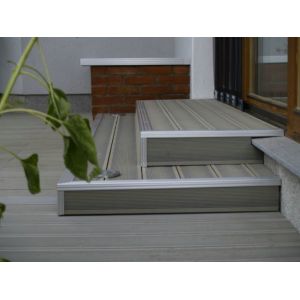 Wholesale Mothproof Composite Decking Material , Eco - Friendly Wood Plastic Composite Board from china suppliers