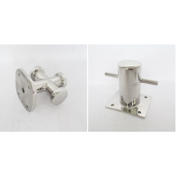 SS316 60mm Boat Mooring Bollard Bitts Mirror Polishing