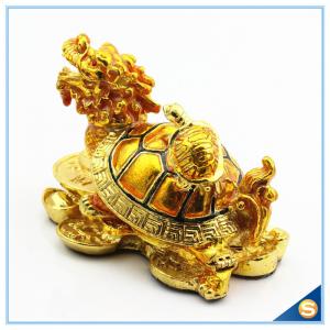 Wholesale Gold Plated Dragon Turtle With Money Shape Enamel Trinket Box For Decorative SCJ422 from china suppliers