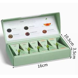 Custom Printed Cardboard Paper Tea Box Folding Handmade