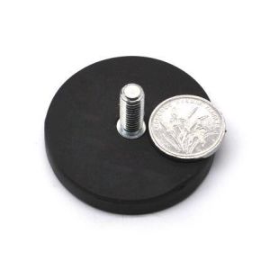 Wholesale Neodymium Magnet Rubber Pot Magnets With And Custom Packing And M6 M8 Threaded Holes from china suppliers