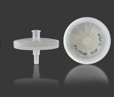 25mm Sterile Hydrophilic Nylon Syringe Filter With Larger Filtration Area ,